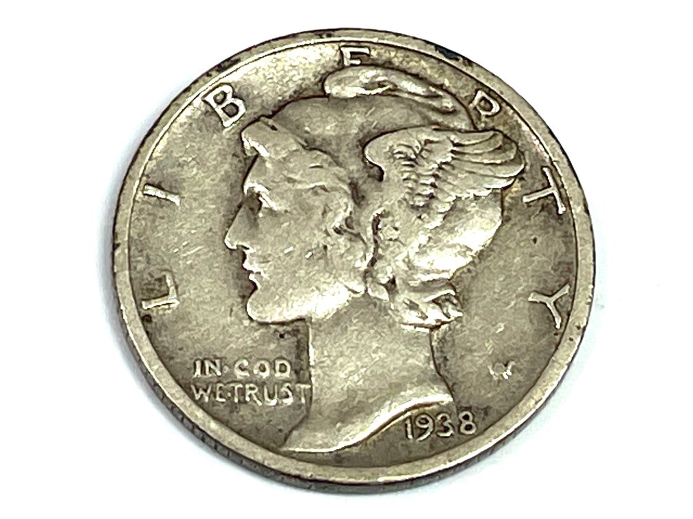 1938-S Mercury Dime - XF