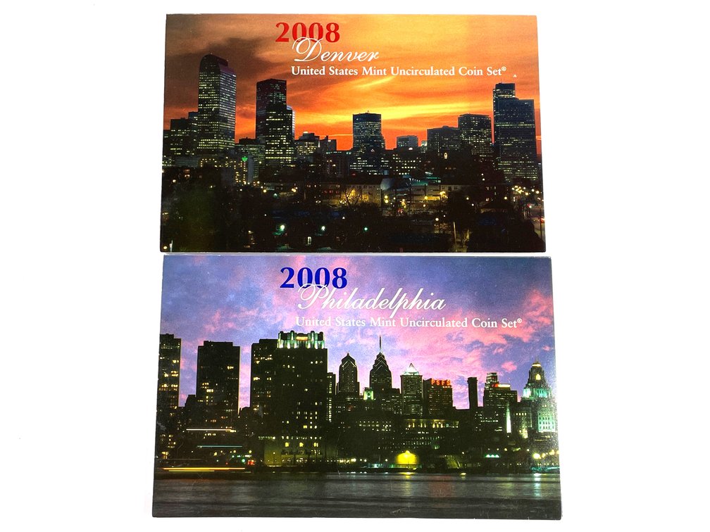 2008 P&D US Mint Uncirculated Coin Set