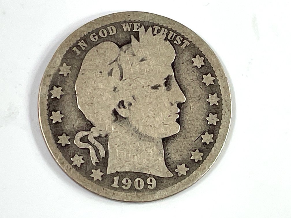 1909-D Barber Quarter