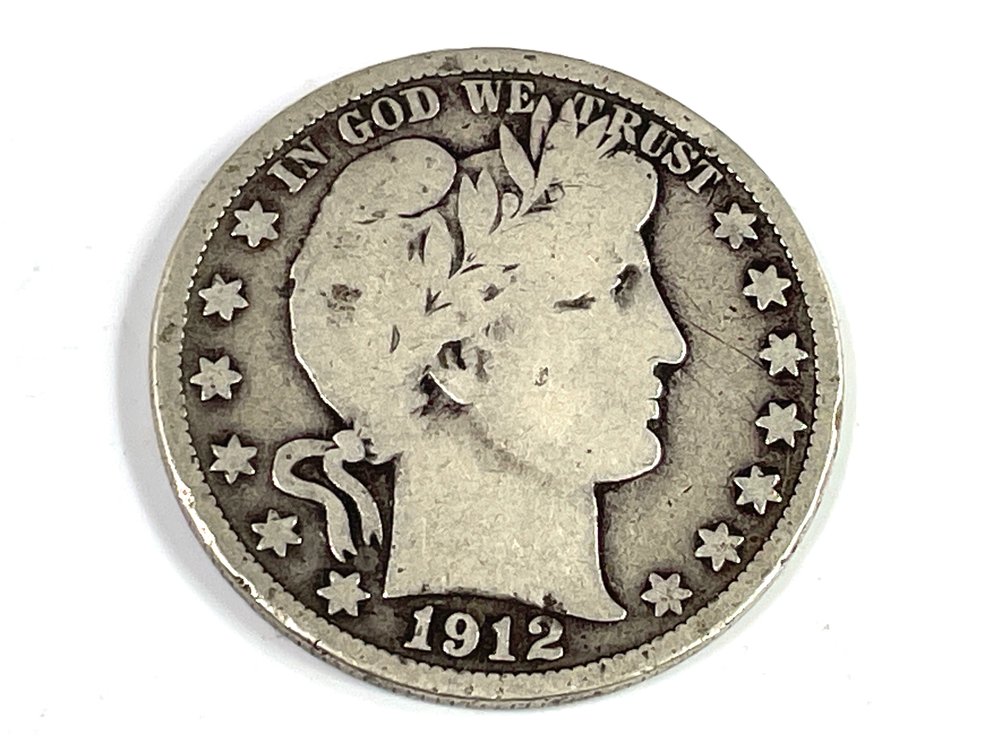 1912-D Barber Half Dollar - VG