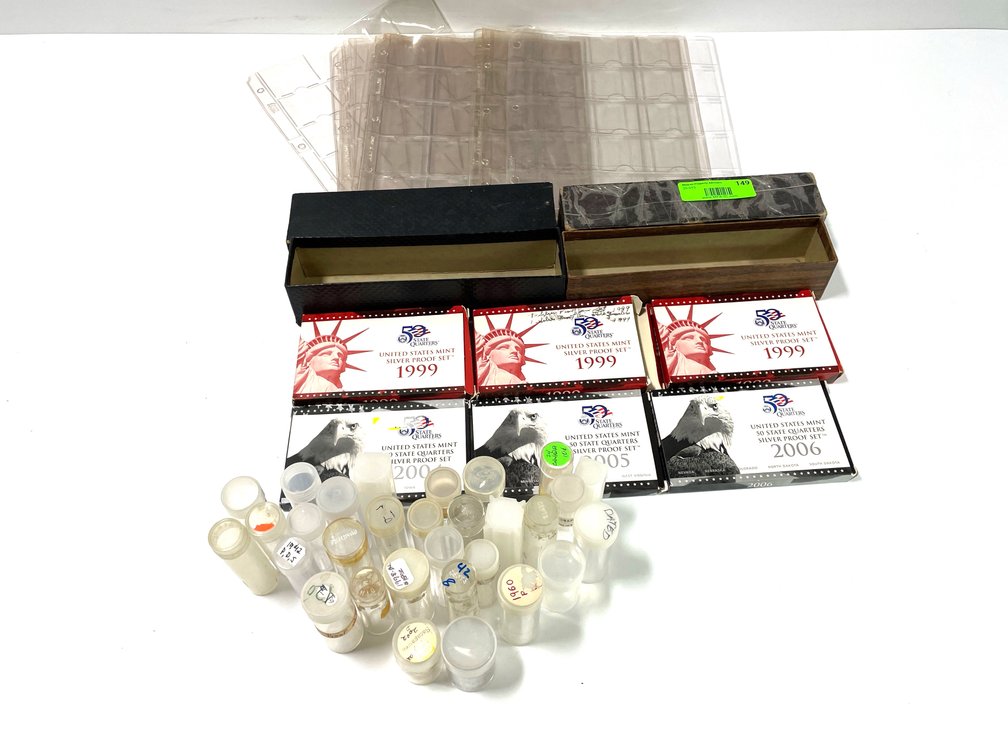 1999-2006 US Mint Silver Proof Sets & Coin Supplies
