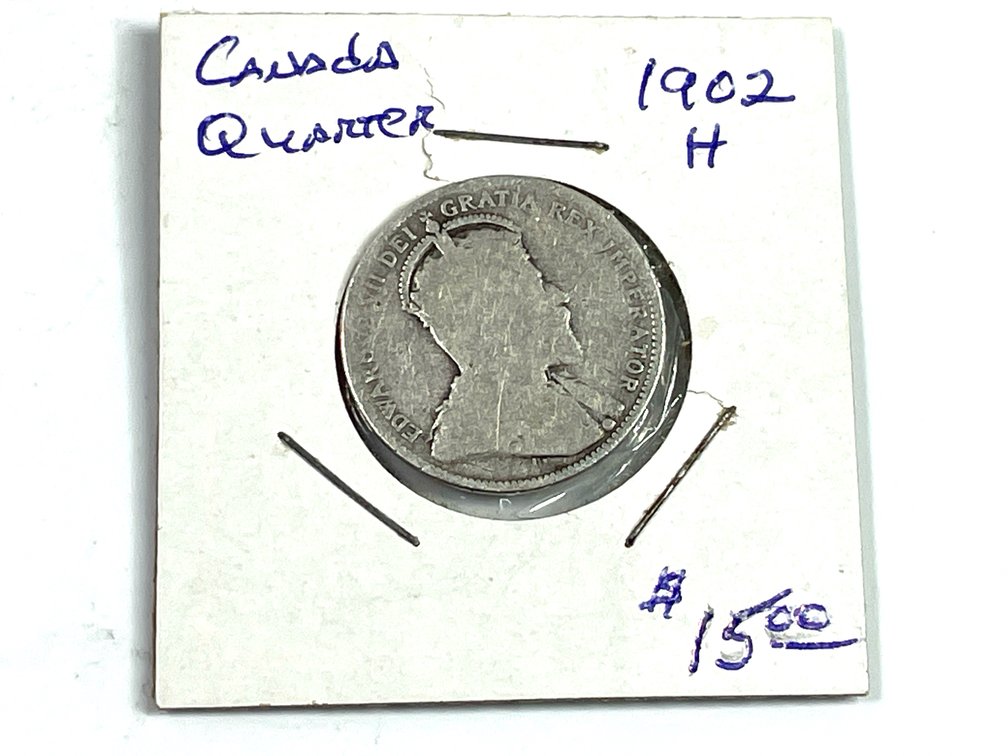 1902-H Canadian 25 Cents