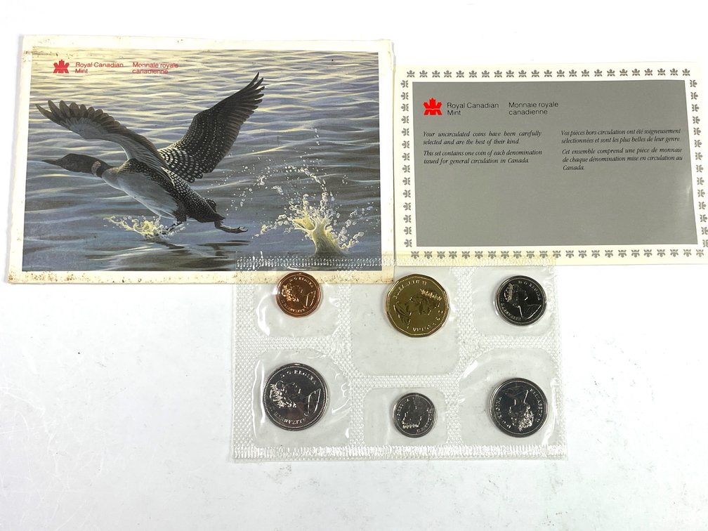 1989 Royal Canadian Mint Uncirculated Coin Set