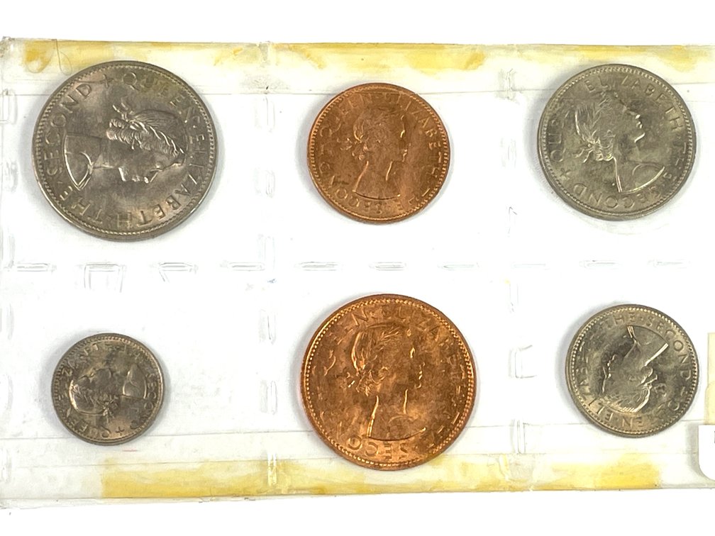 1953 New Zealand 6-Coin Set