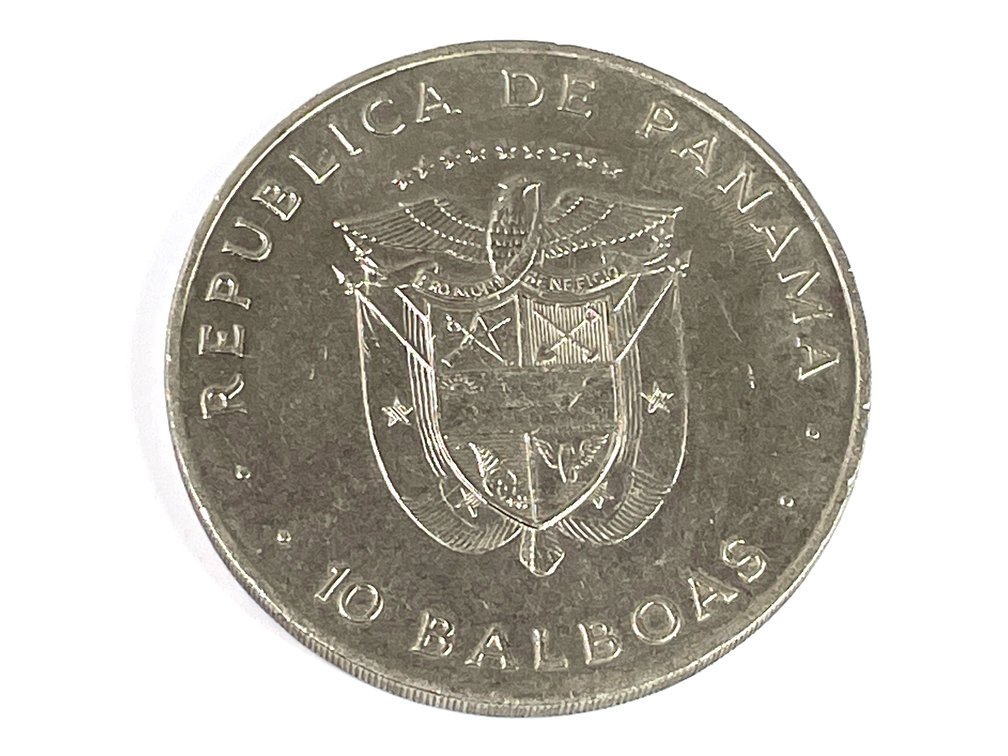 1978 Panama Canal Treaty Commemorative 10 Balboas