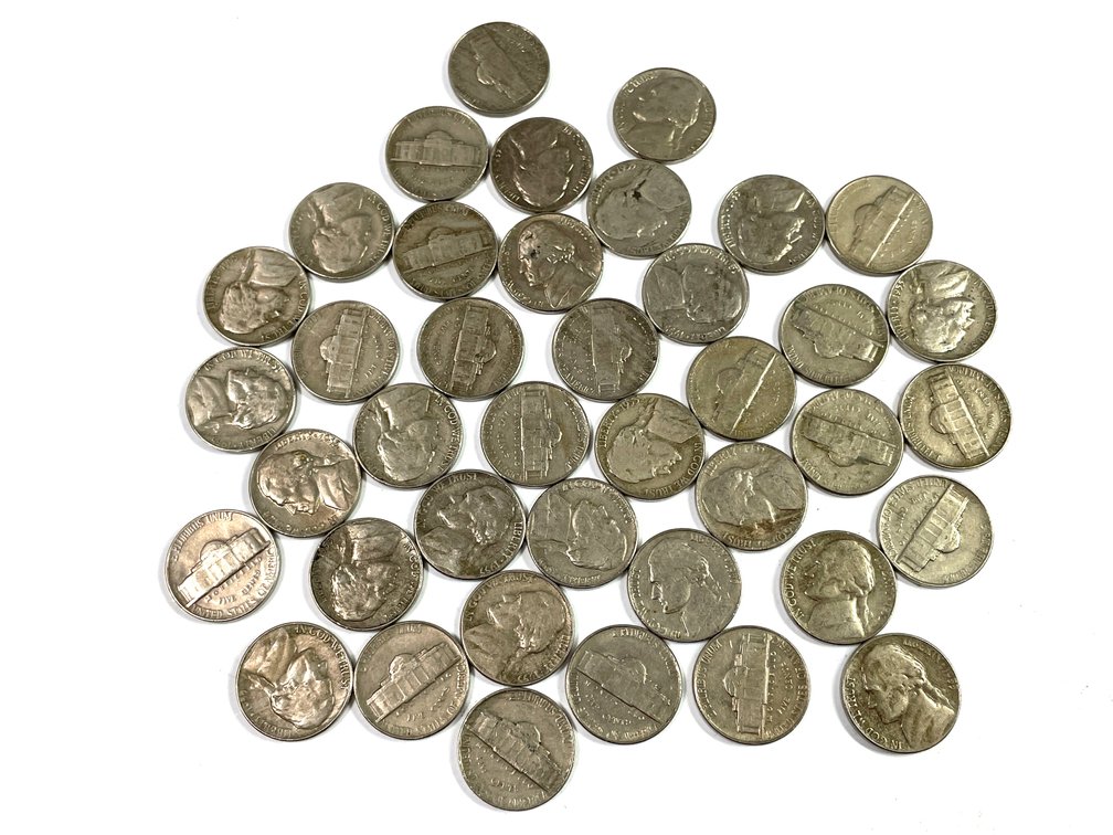 1955-P Jefferson Nickel Roll