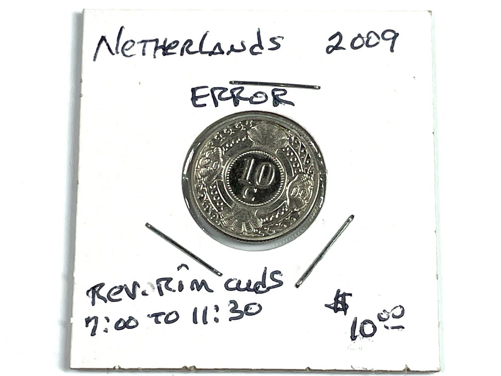 2009 Netherlands Antilles 10 Cents Error