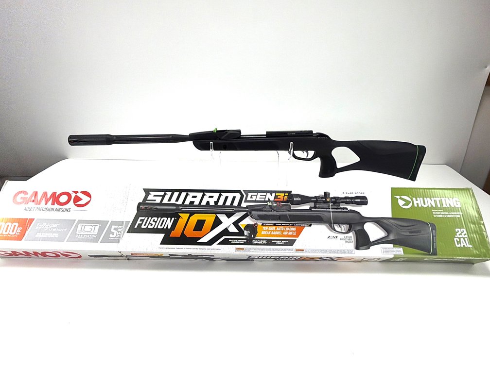 Like-new Gamo Swarm Fusion 10X Gen3i .22 Cal Air Rifle