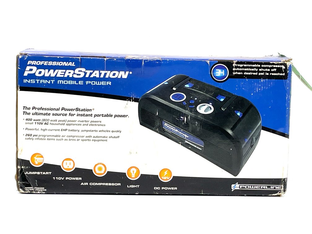 Powerline Professional PowerStation Jump Starter & Compressor