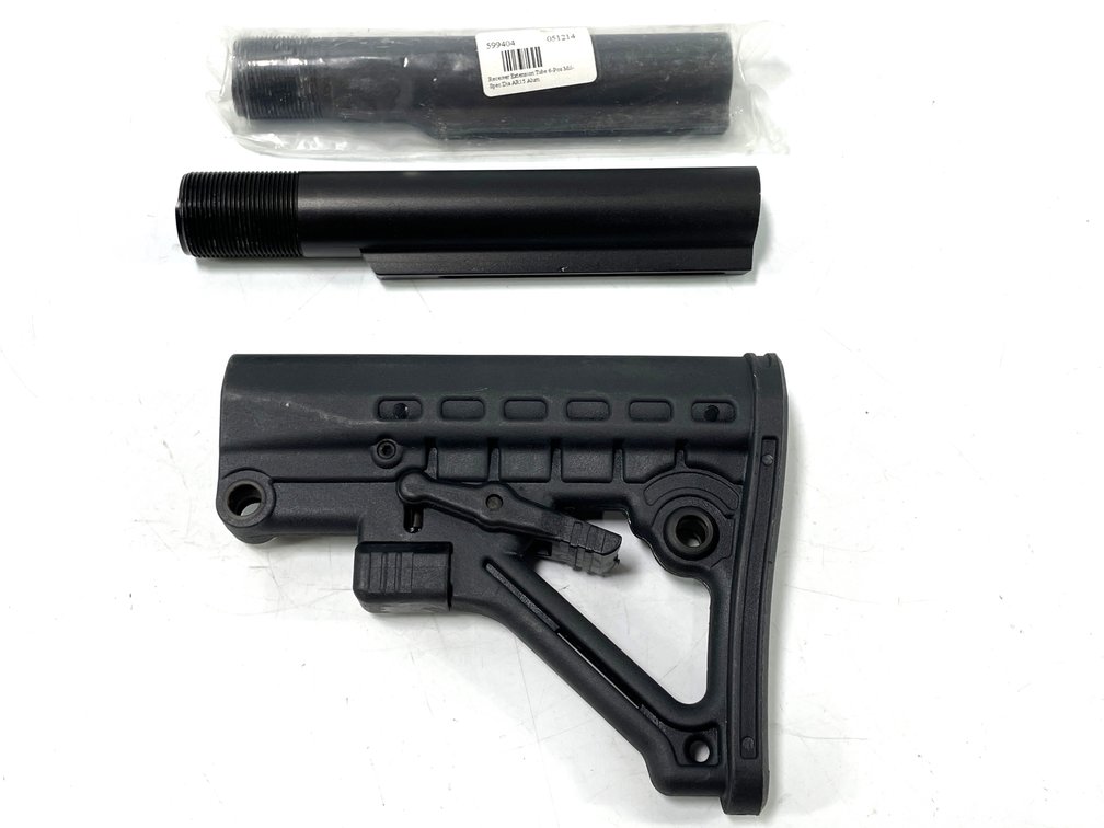 AR-15 Collapsible Stock and Two 6-Position Buffer Tubes