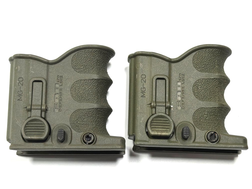 FAB Defense OD Green MG-20 Front Grip Magazine Carrier