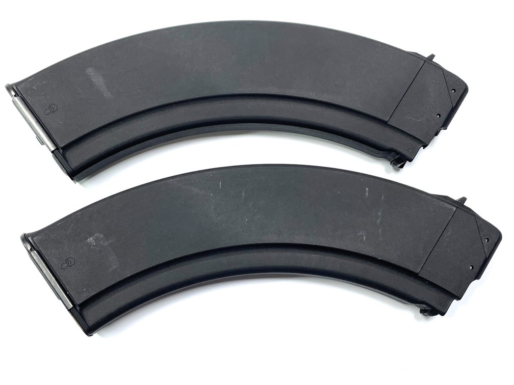 7.62x39mm - Two 40-Round Polymer AK-47 Magazines