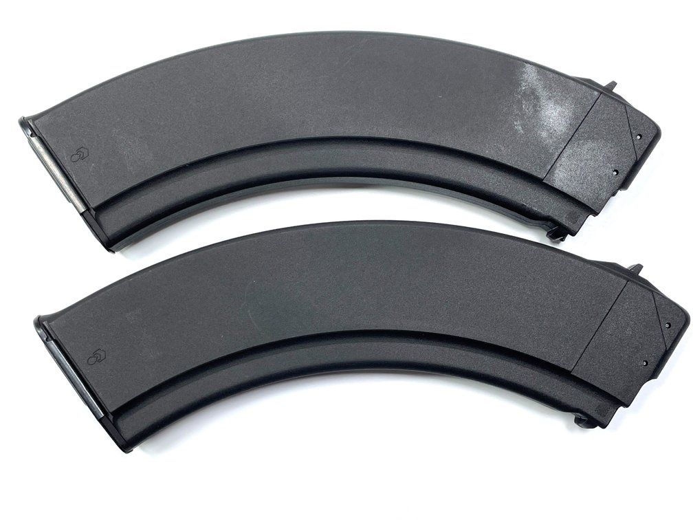 7.62x39mm - Two 40-Round Polymer AK-47 Magazines
