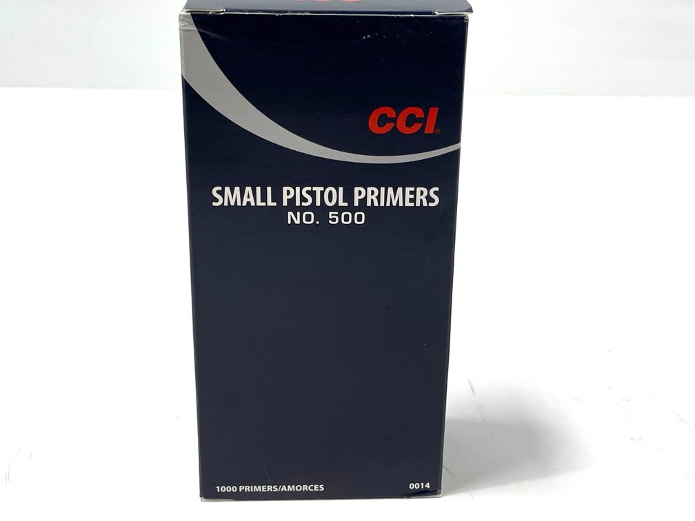 CCI No. 500 Small Pistol Primers - 1000-count Box