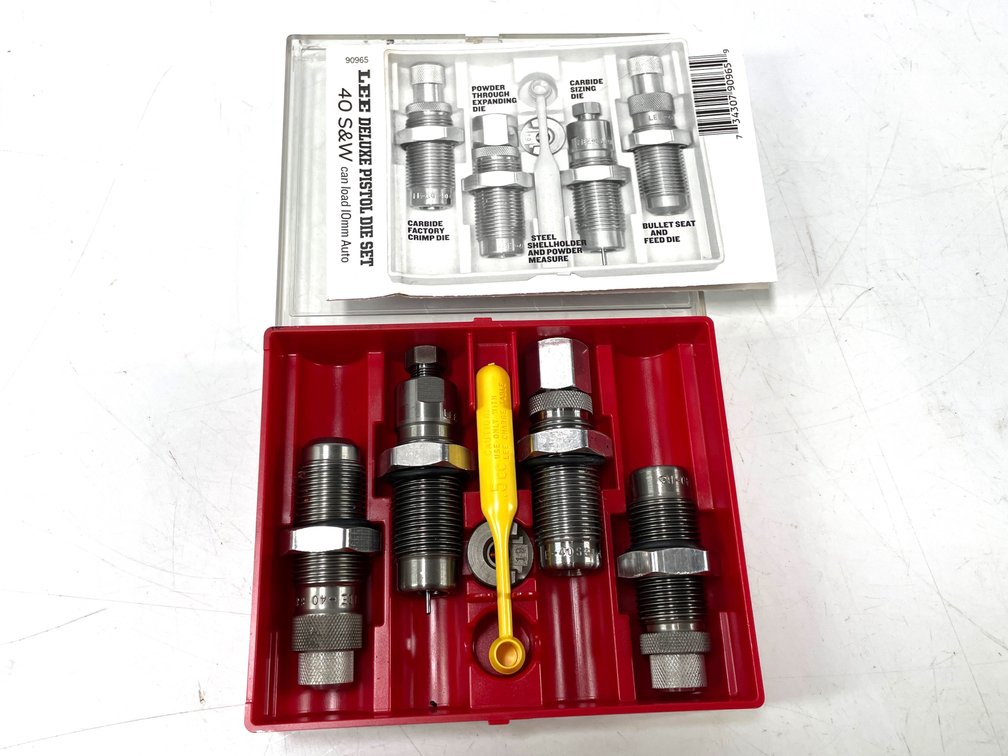 Lee Model 90965 Deluxe Pistol Die Set - .40 S&W / 10mm Auto