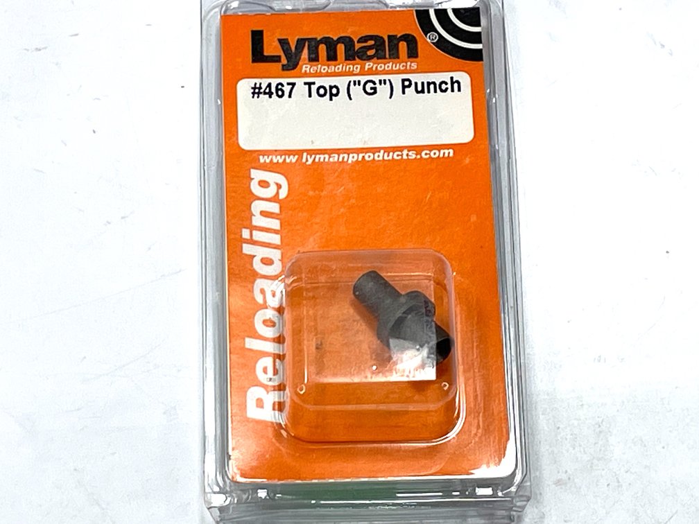 Lyman #467 Top ("G") Punch