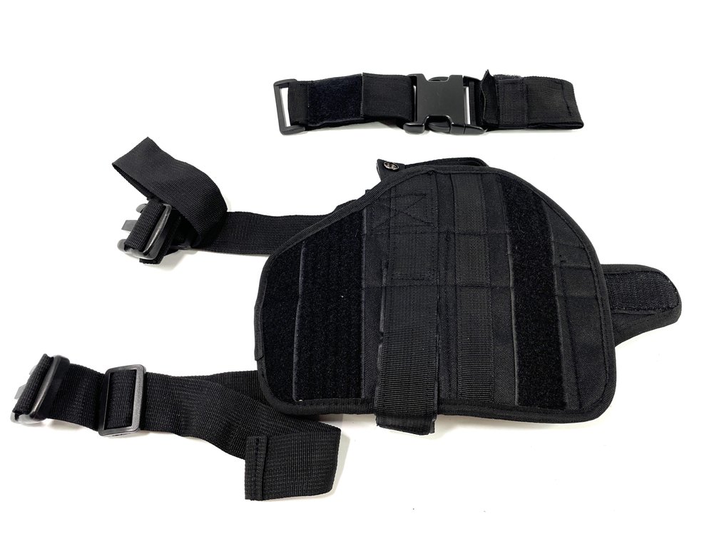 Black Nylon Modular Tactical Drop-Leg Platform