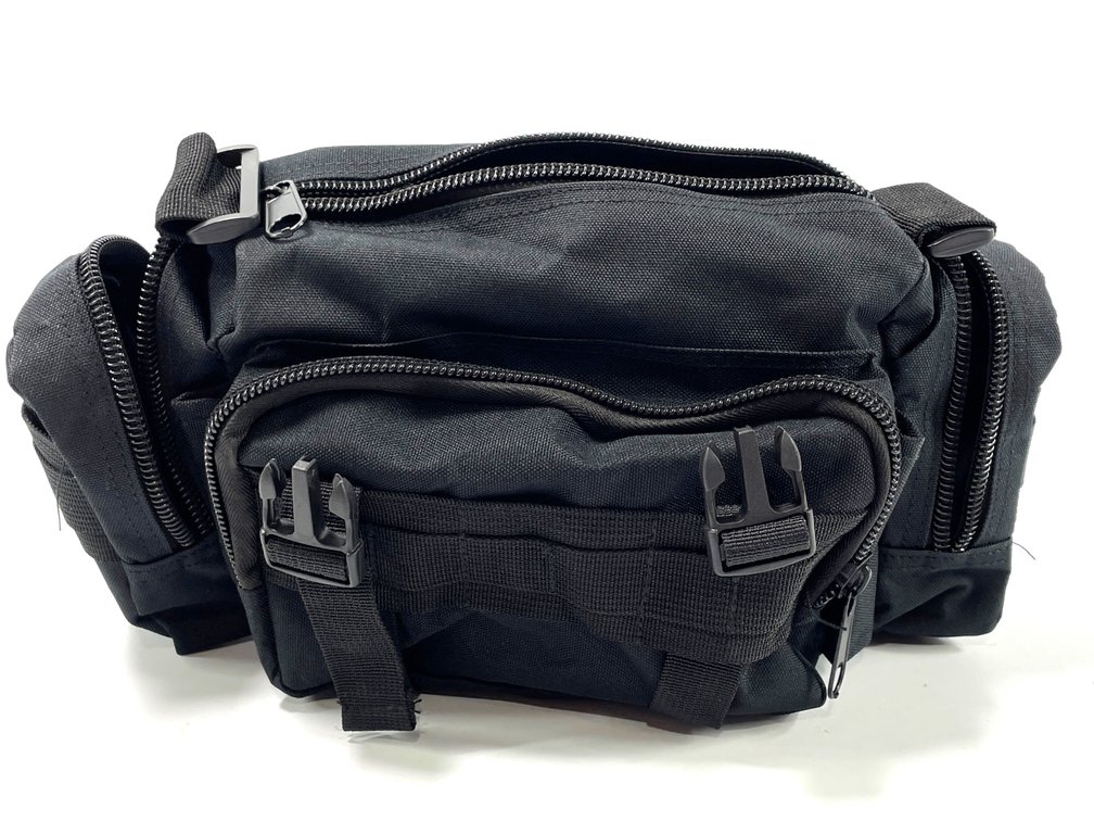 Black Tactical Waist Pack Utility Pouch