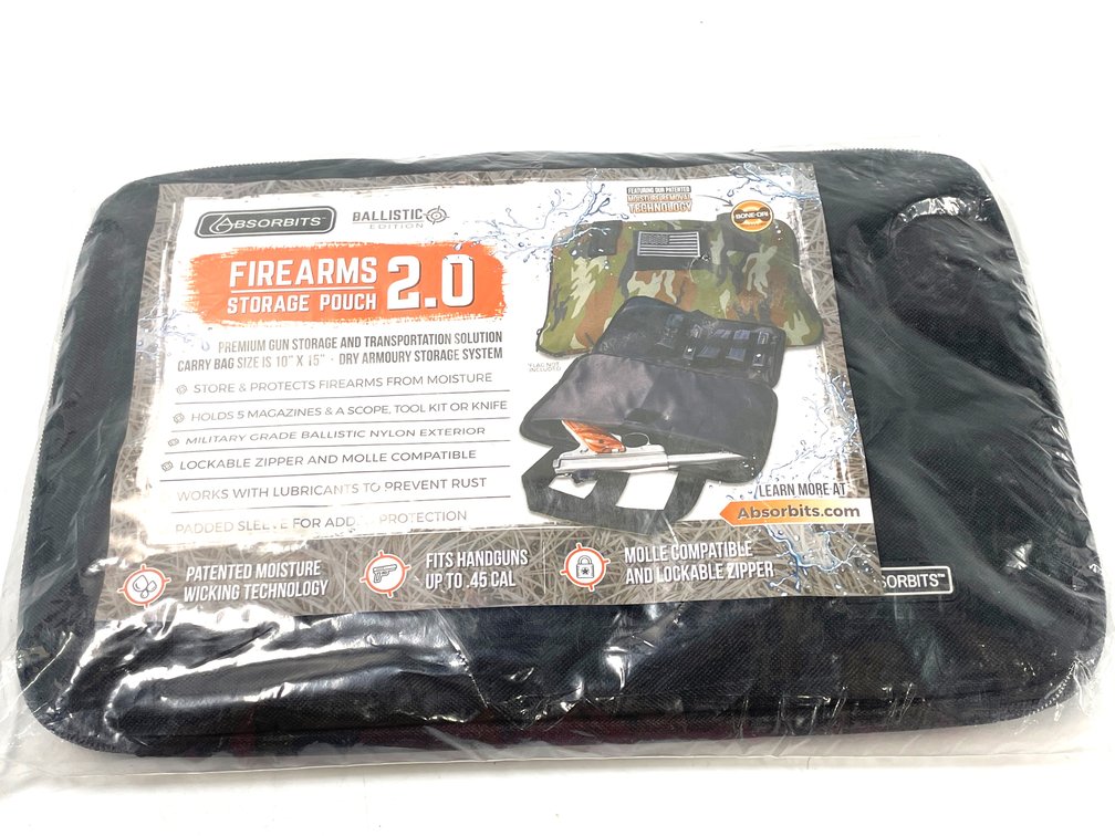 Absorbits Ballistic Edition Firearms 2.0 Storage Pouch