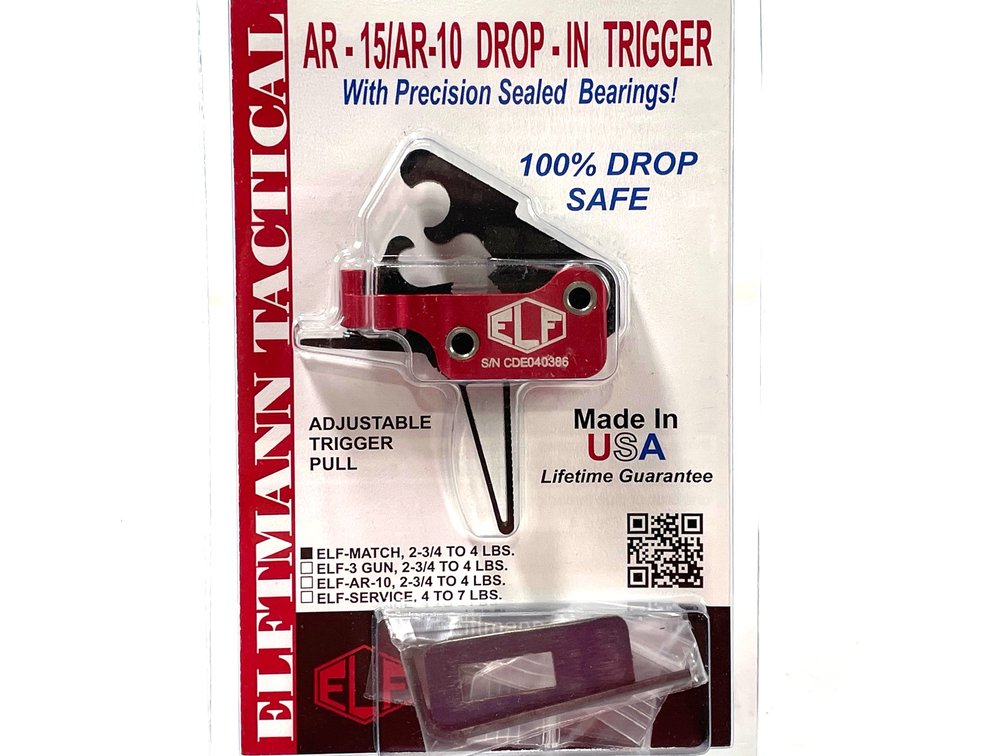Elftmann Tactical ELF-Match Straight AR-15/AR-10 Trigger