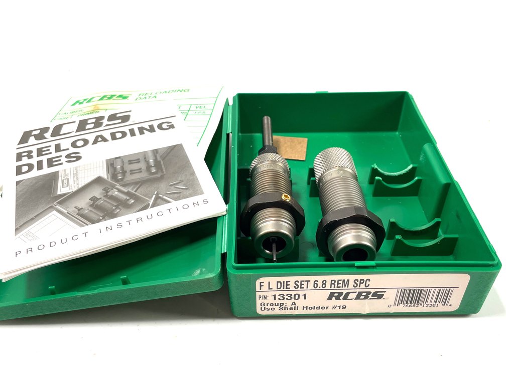 RCBS 13301 Full Length 2-Die Set - 6.8 Rem SPC