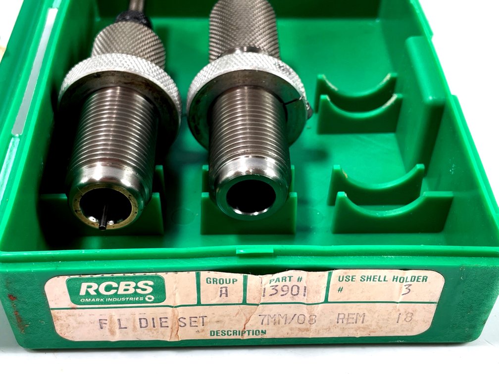 RCBS Part # 13901 7mm-08 Rem Full Length Die Set