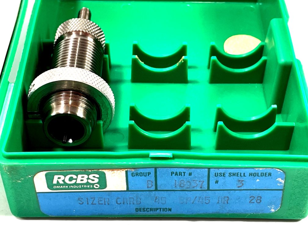RCBS .45 ACP/Auto Rim Carbide Sizer Die