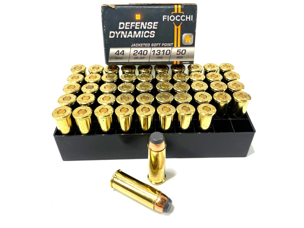 .44 Magnum - 46 Rounds of Fiocchi 240-Grain JSP Ammunition