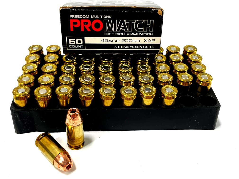 .45 ACP - 50 Rounds of Freedom Munitions 200-grain Ammunition
