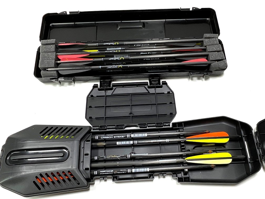 MTM & Plano Cases with TenPoint & Horton Crossbow Bolts