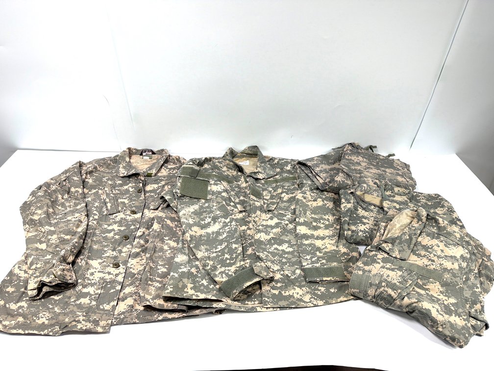 5-Piece U.S. Military ACU UCP Camouflage Tops and Trousers