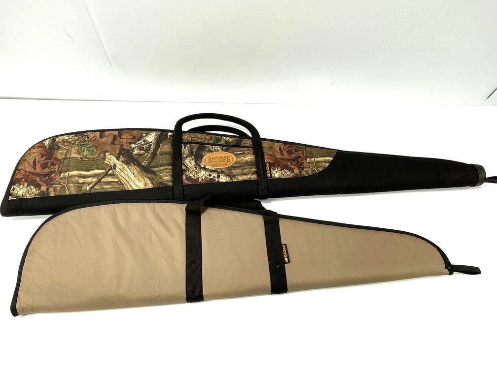 Two Allen Soft Long Gun Cases - Break-Up Infinity & Khaki