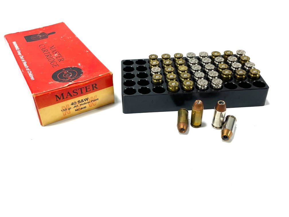 .40 S&W - 44 Rounds of Master Cartridge 155-grain Ammunition
