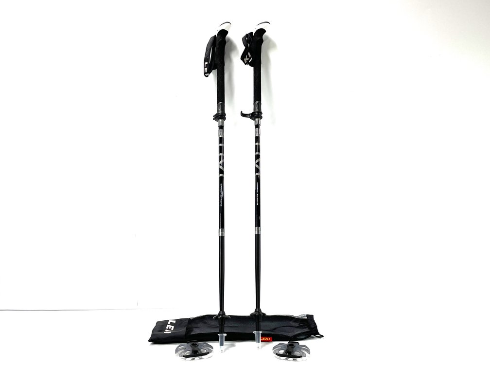 Pair of LEKI Carbon Strong Trekking Poles
