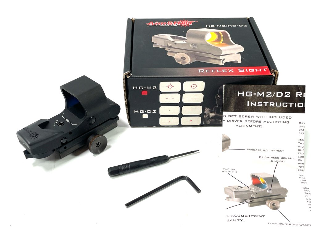 AimSHOT HG-M2 34mm Coated Reflex Sight