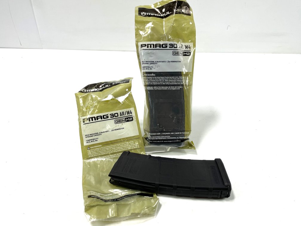 5.56x45mm NATO - Two Magpul PMAG 30 AR/M4 Gen M2 Magazines