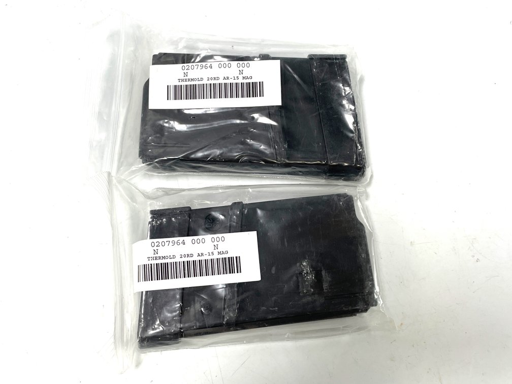 AR-15 - Two 20-Round Thermold Polymer Magazines