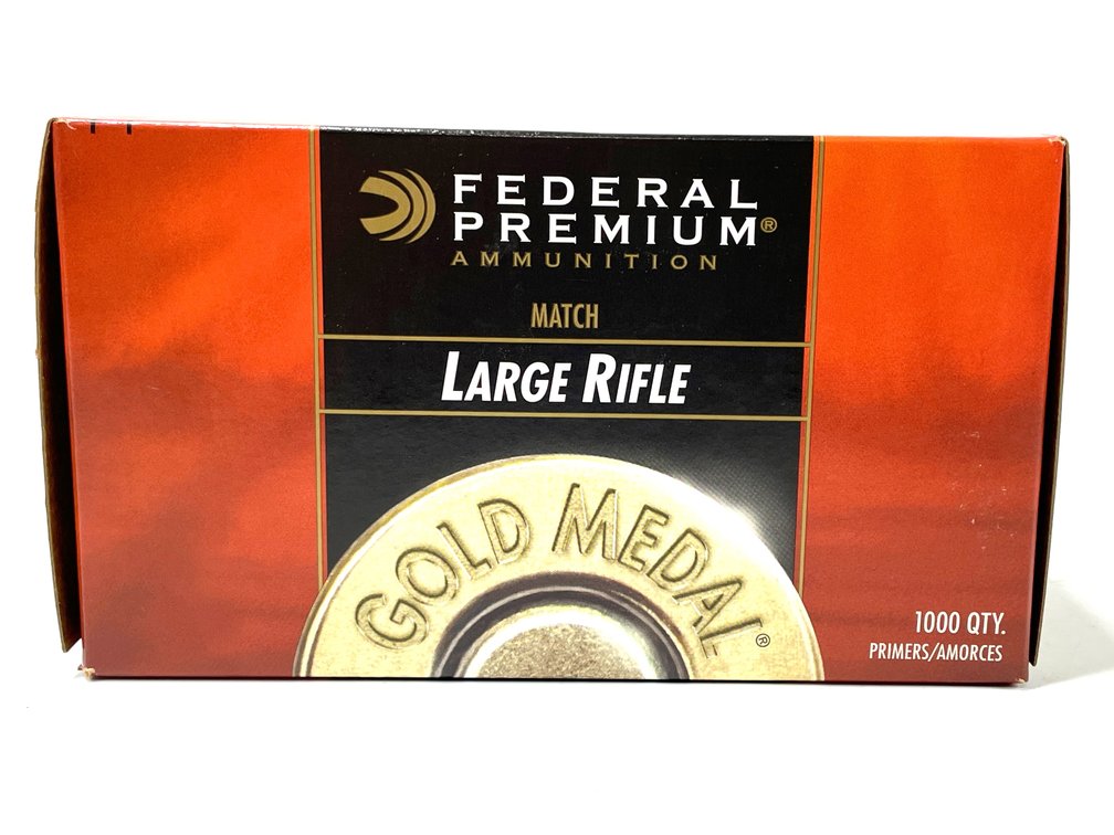 Large Rifle Primers - 1000-count Box of Federal Premium GM210M