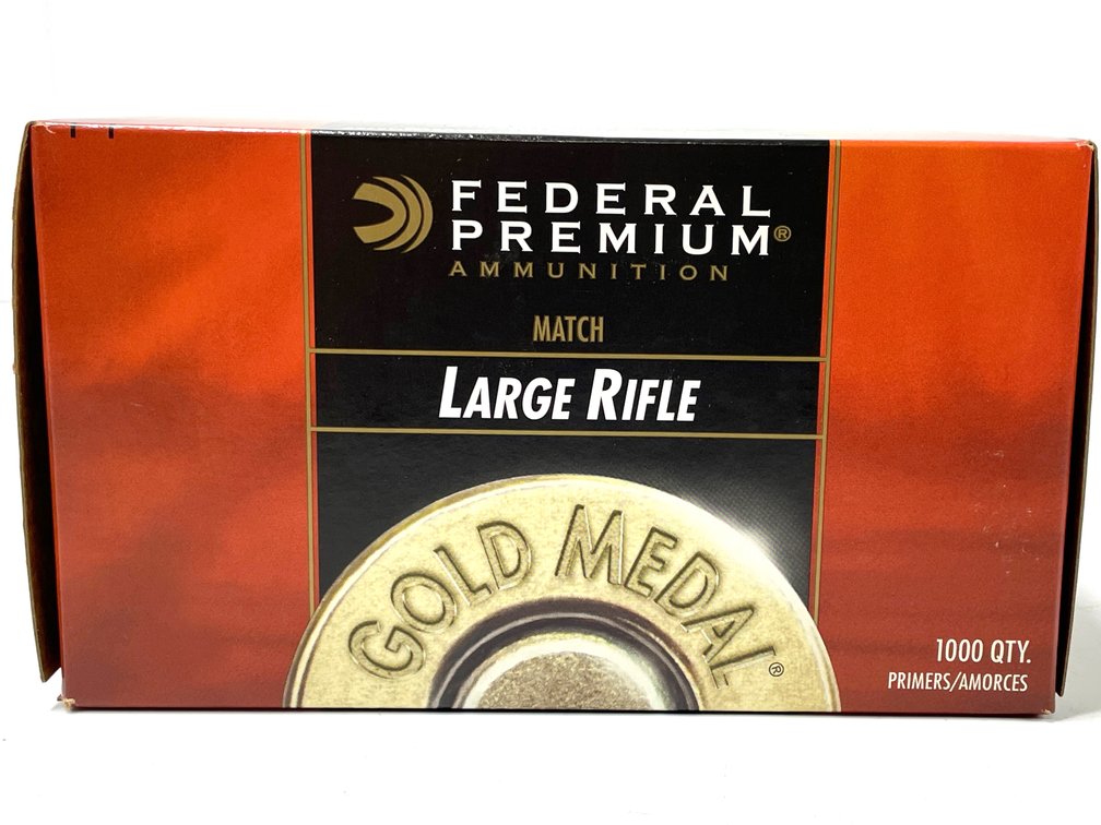 1000-Count Federal Premium Gold Medal Large Rifle Match Primers