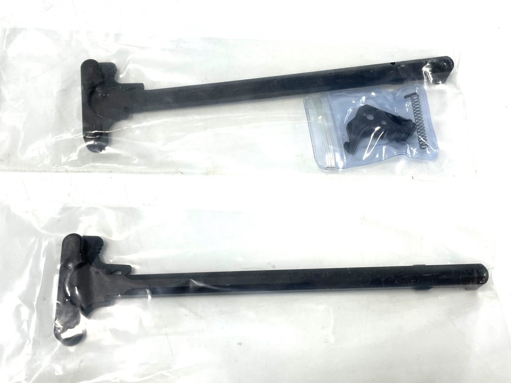 2 Unmarked AR-15 Charging Handles