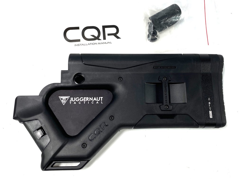 Hera Arms CQR Stock with Juggernaut Tactical Plate