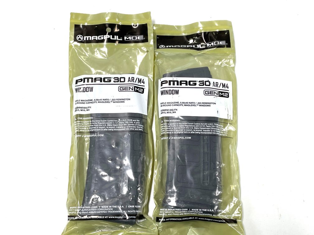 5.56x45mm NATO - Two 30-Round Magpul PMAG Gen M2 Window Magazines