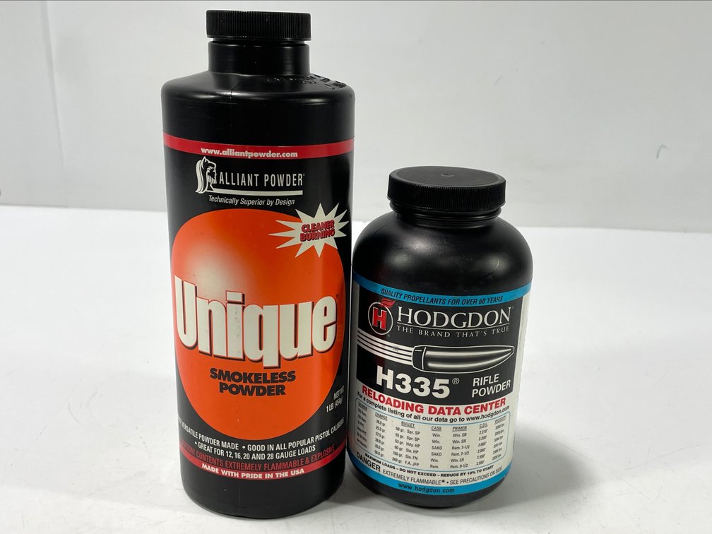 Alliant Unique Smokeless & Hodgdon H335 Reloading Powders (NO SHIPPING)