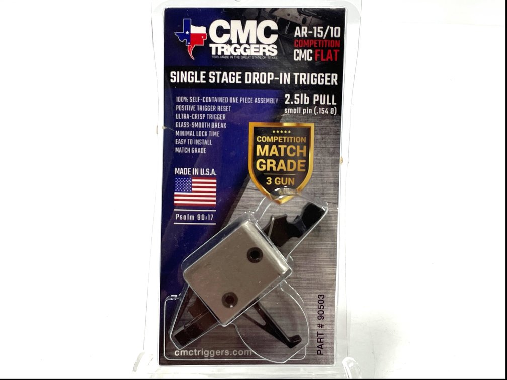 CMC Triggers AR-15/10 Flat Drop-In Trigger - 2.5lb