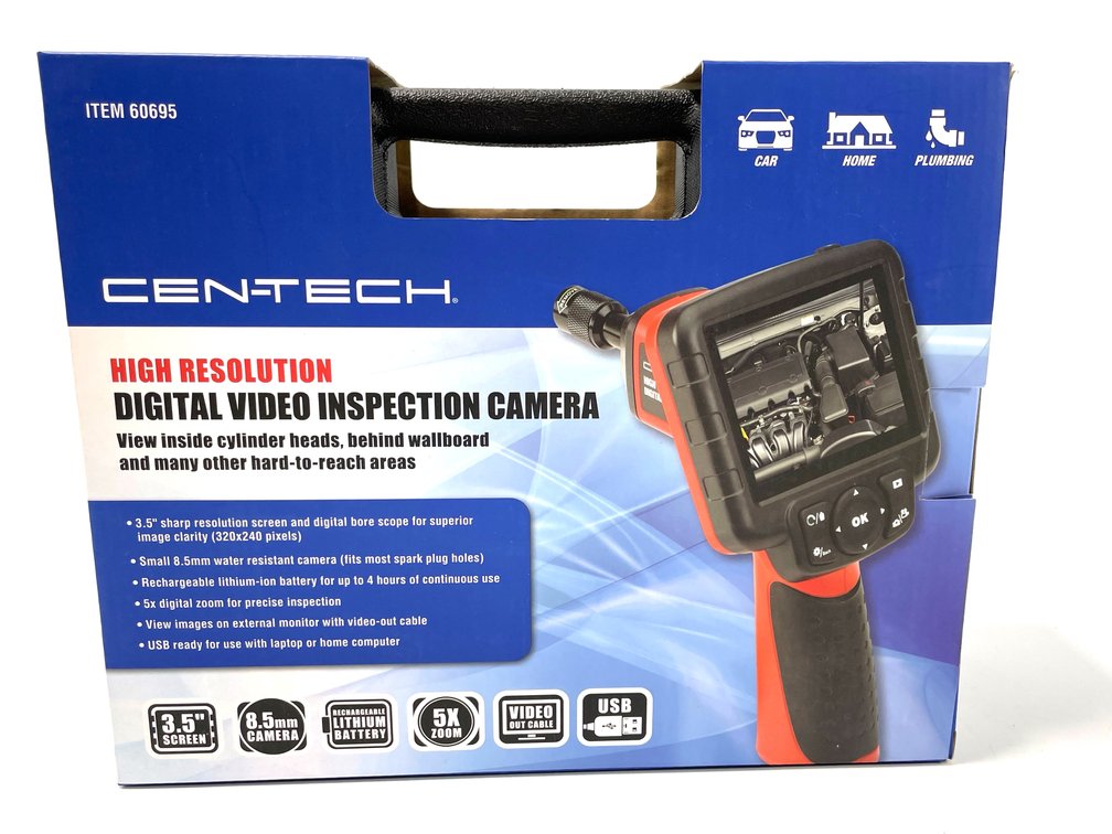 Cen-Tech 60695 High Resolution Digital Video Inspection Camera