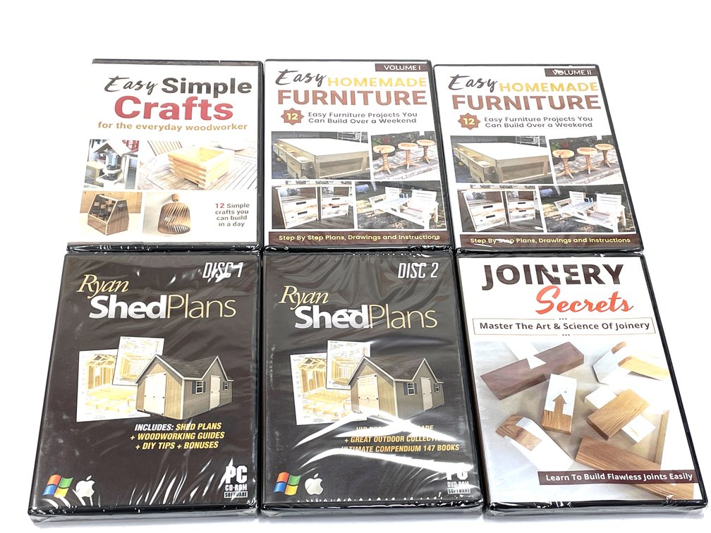 Ryan ShedPlans & Woodworking Software Set - 6 Pieces