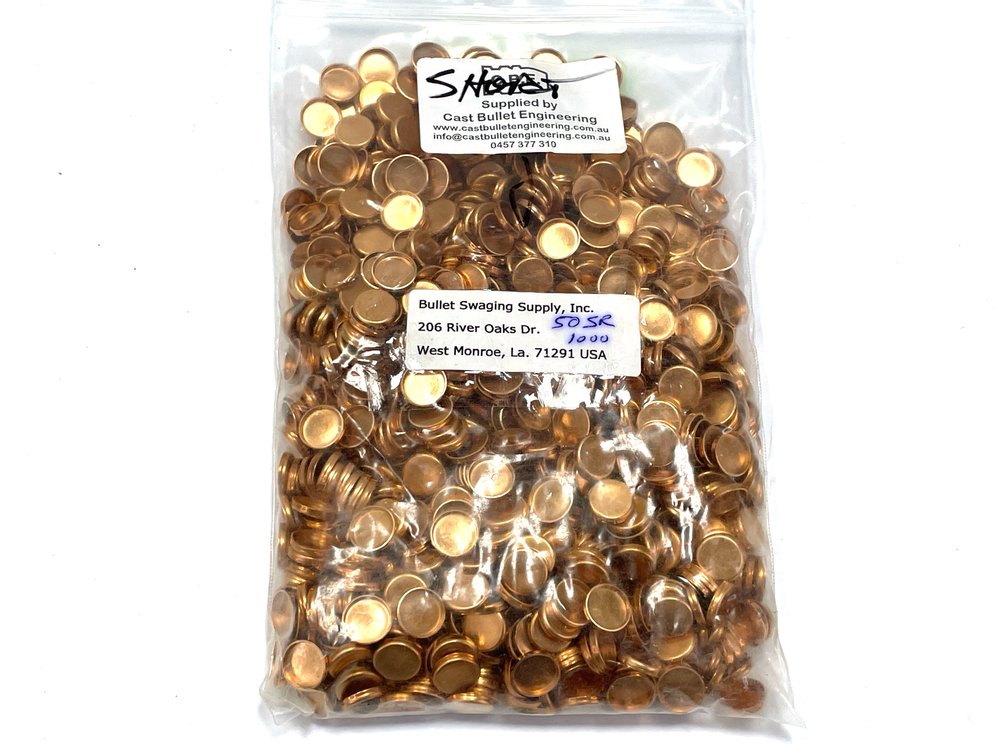 Bullet Swaging Supply 50 SR Copper Jackets - 1000 Count
