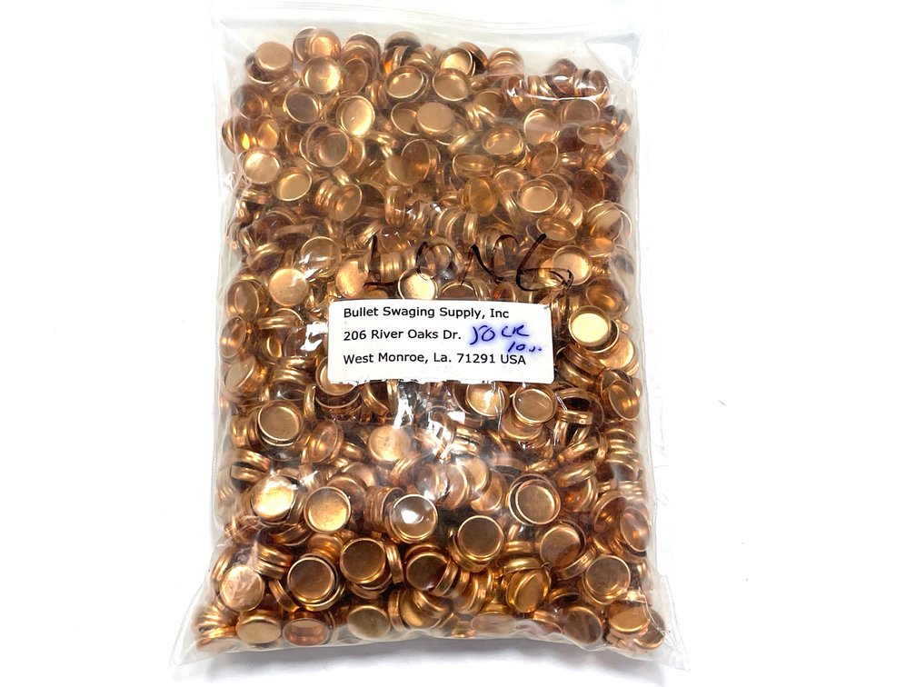 Bullet Swaging Supply, Inc. .30 Cal Bullet Jackets - 1000 Count