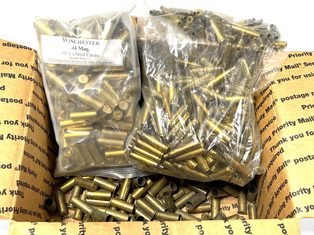 Winchester .44 Mag, .38 Spl & Lake City 5.56 Reloading Brass