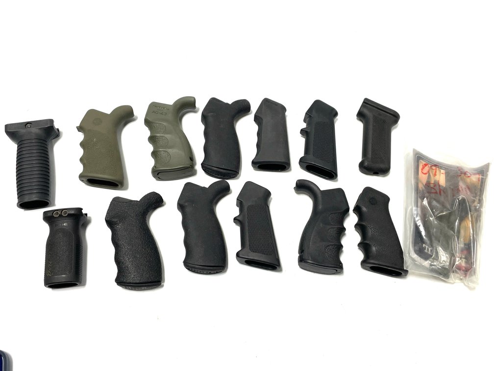 14-Piece AR-15 Pistol Grip & Vertical Foregrip Assortment